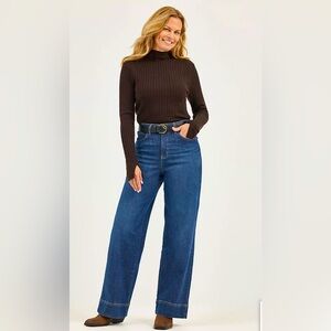 Lee Legendary Trouser Wideleg Jeans Size 14